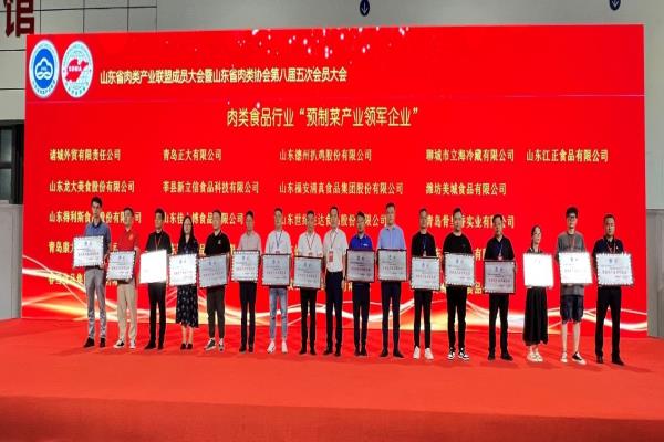 南宫NG28国际集团美食获评肉类食品行业“标杆企业”，预造菜产品荣获“超等销售大单品”等称号